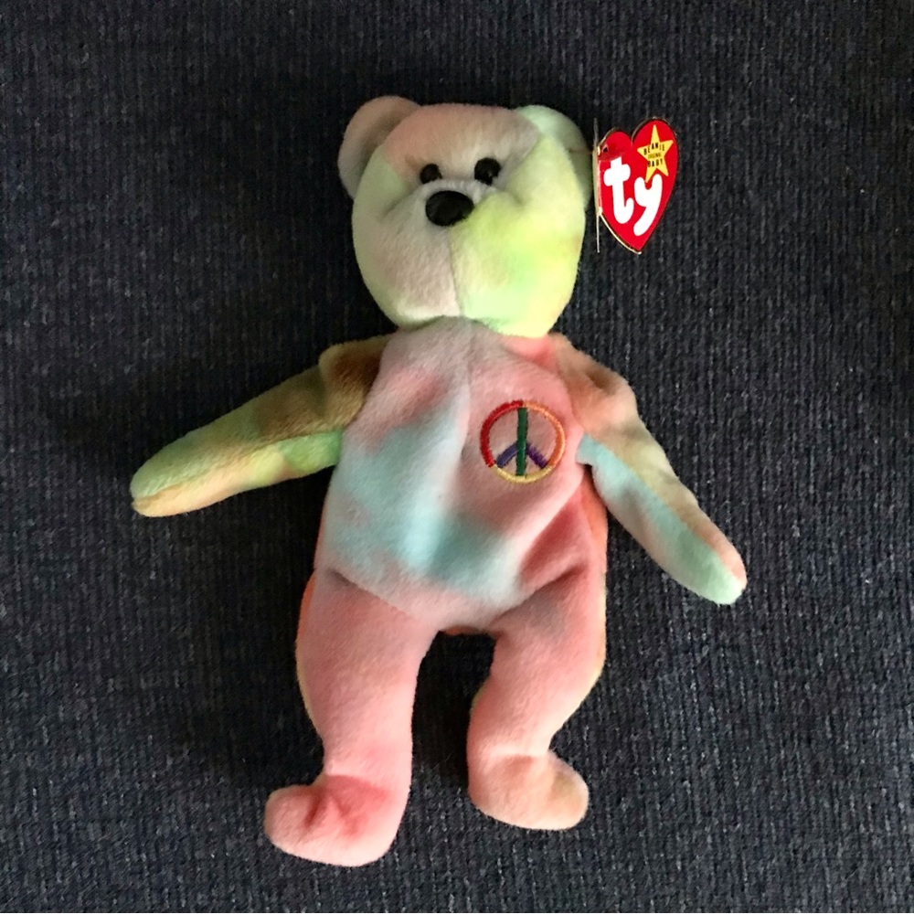 TY beanie baby Peace Bear 02/01/1996